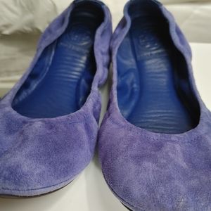 Tory burch royal blue flats